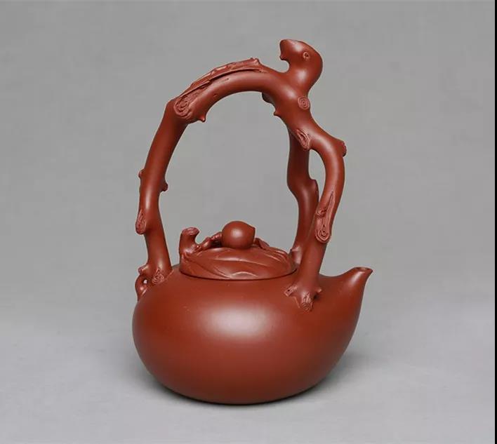 10種最美花器提梁壺，精美別致雕花紫砂壺!