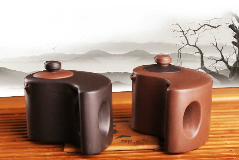 太極陰陽(yáng)紫砂壺，創(chuàng)意格紫砂壺