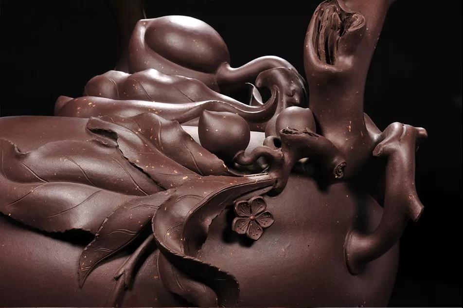 10種最美花器提梁壺，精美別致雕花紫砂壺!