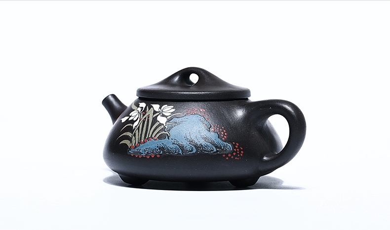 石瓢手工紫砂壺，精致典雅紫砂壺