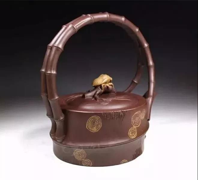 10種最美花器提梁壺，精美別致雕花紫砂壺!