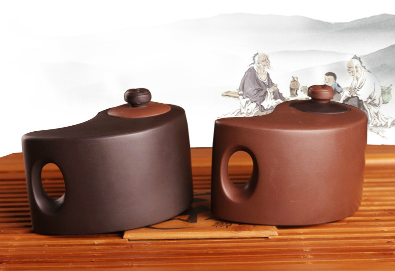 太極陰陽(yáng)紫砂壺，創(chuàng)意格紫砂壺